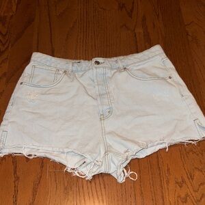 Light Blue Denim Women's Shorts